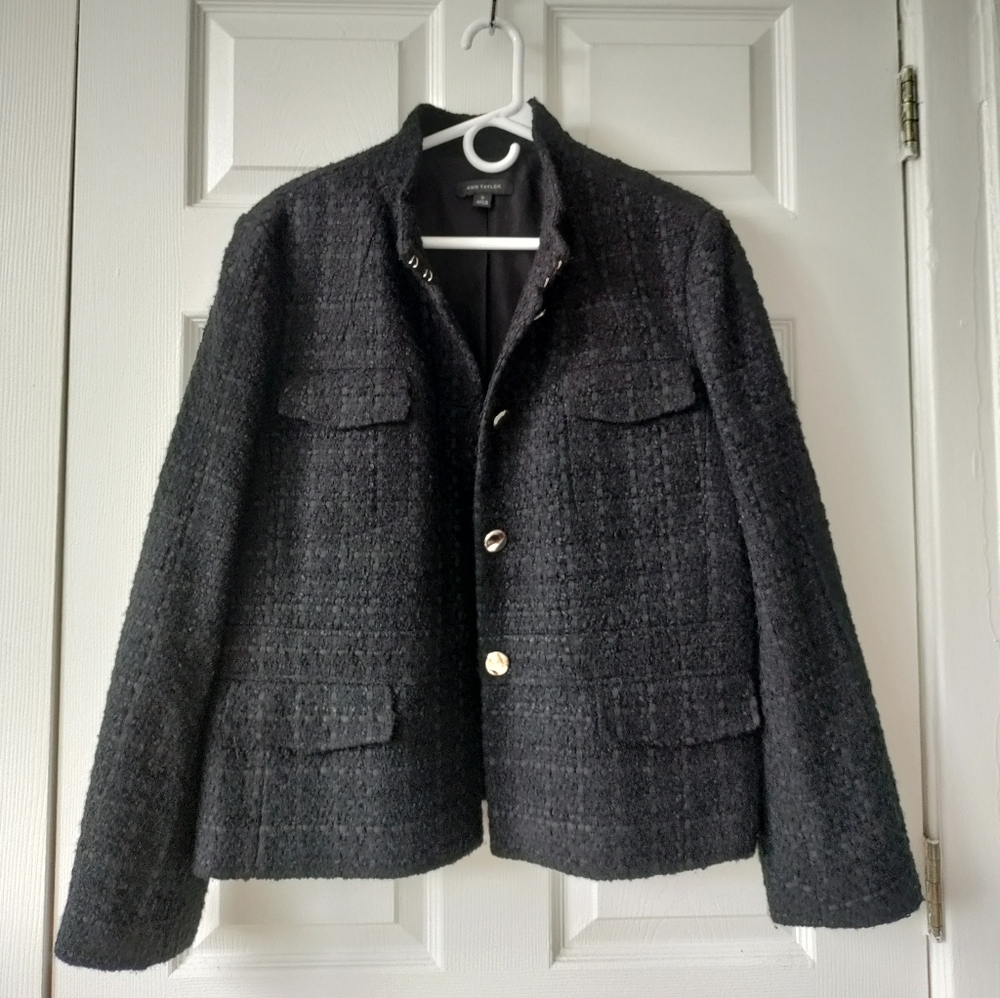 Ann Taylor Tweed Style Jacket